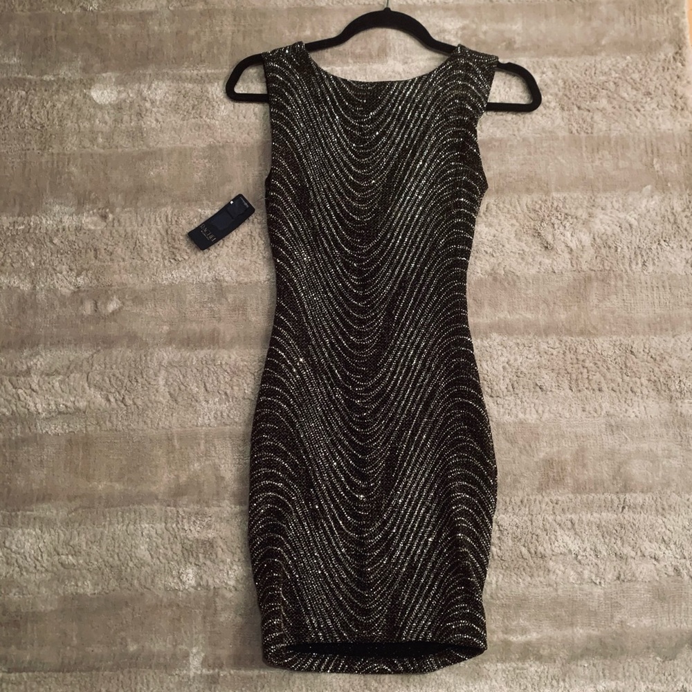 RACHEL Rachel Roy Glitter Mini Dress